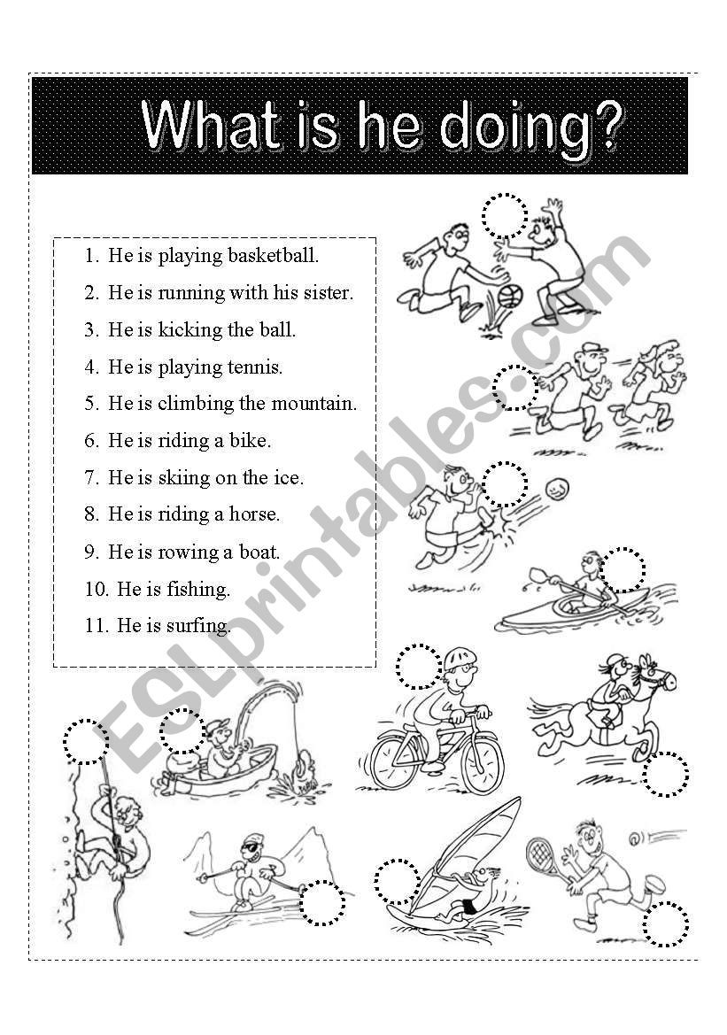 actions worksheet