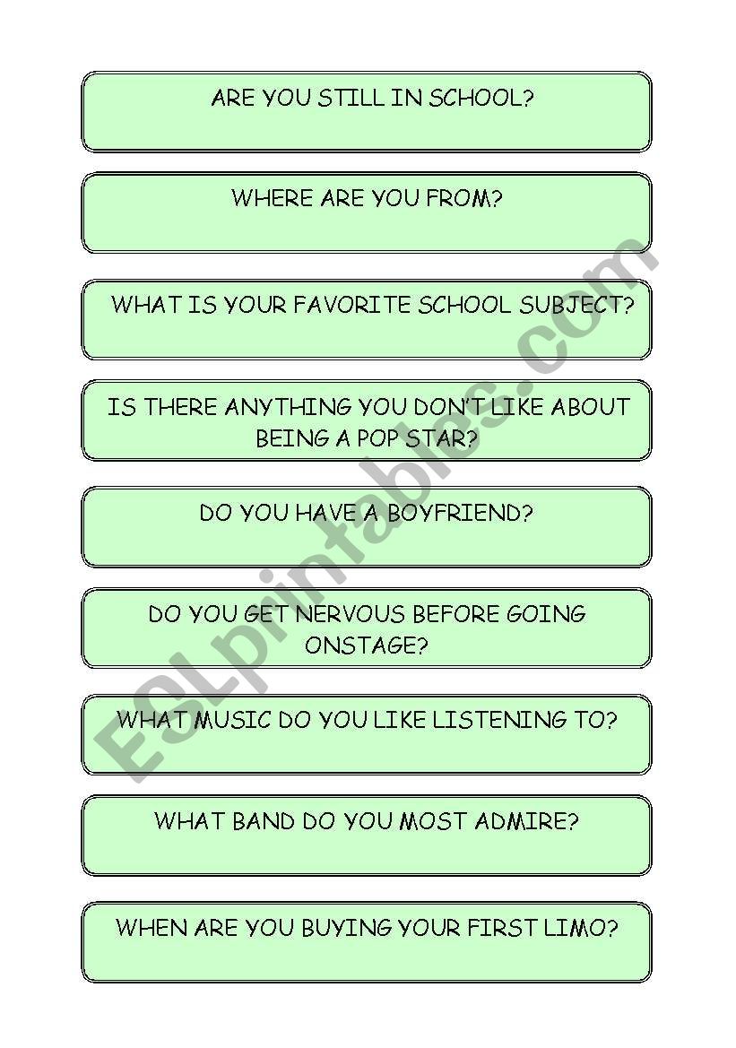 Matching sentences worksheet