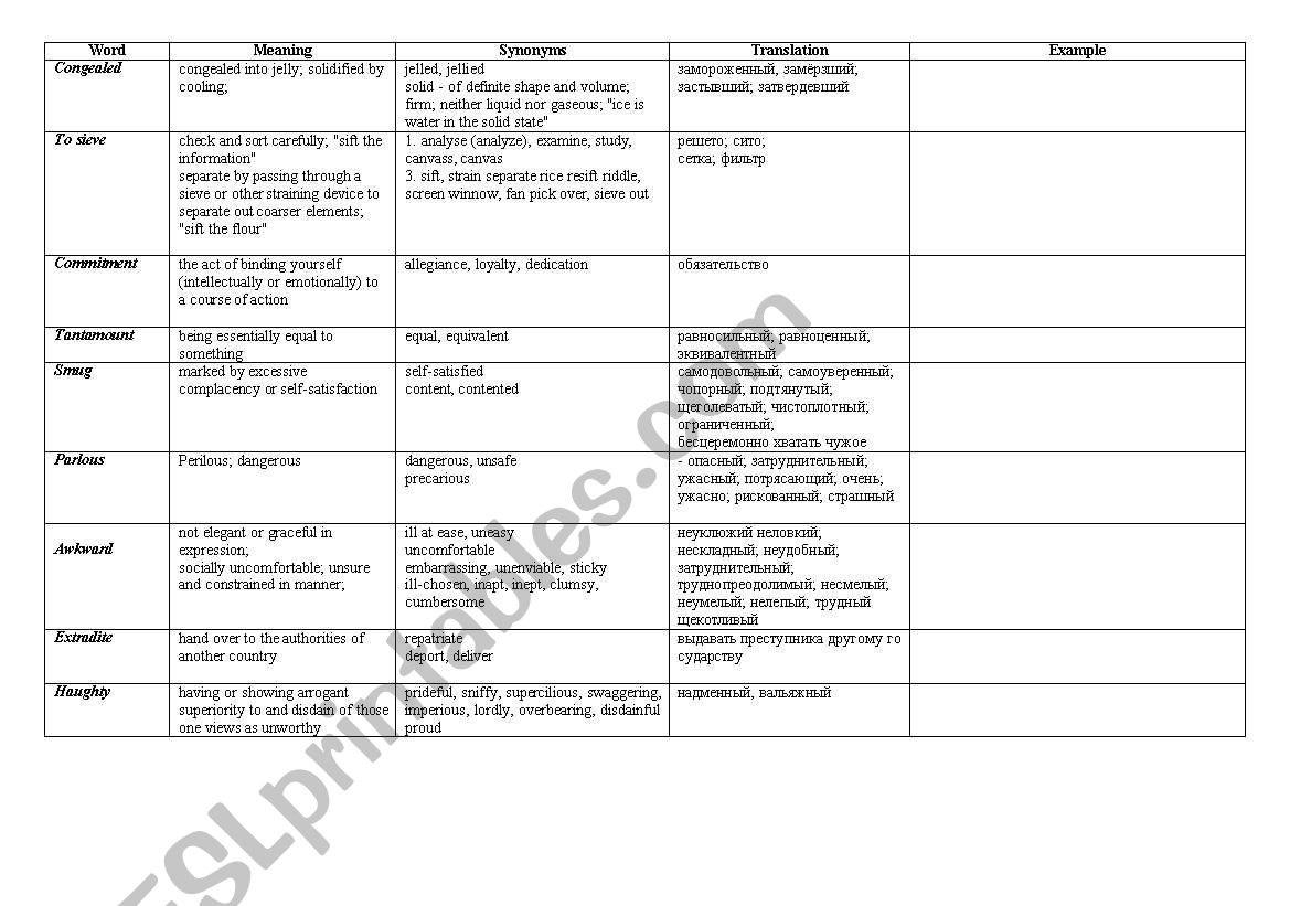 Bridget Jones Activities worksheet