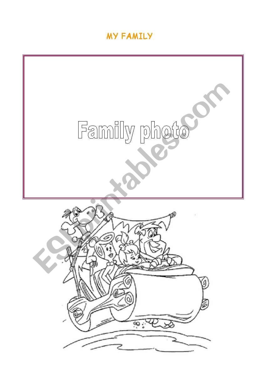 frame to the family worksheet