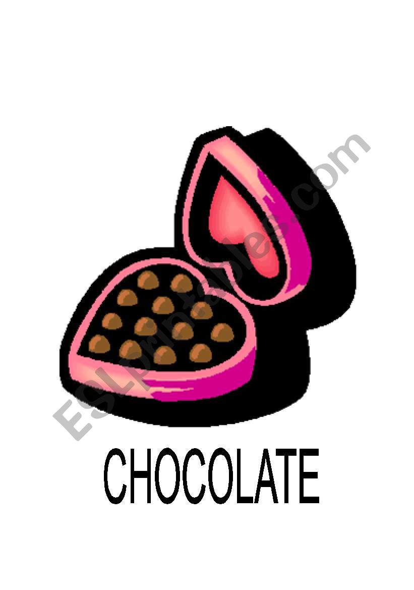 ValentineÂ´s Day Flash Cards worksheet