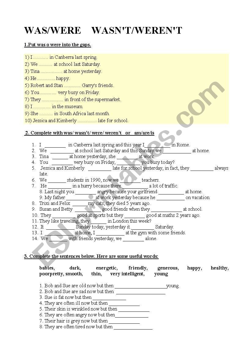 Past Simple I worksheet