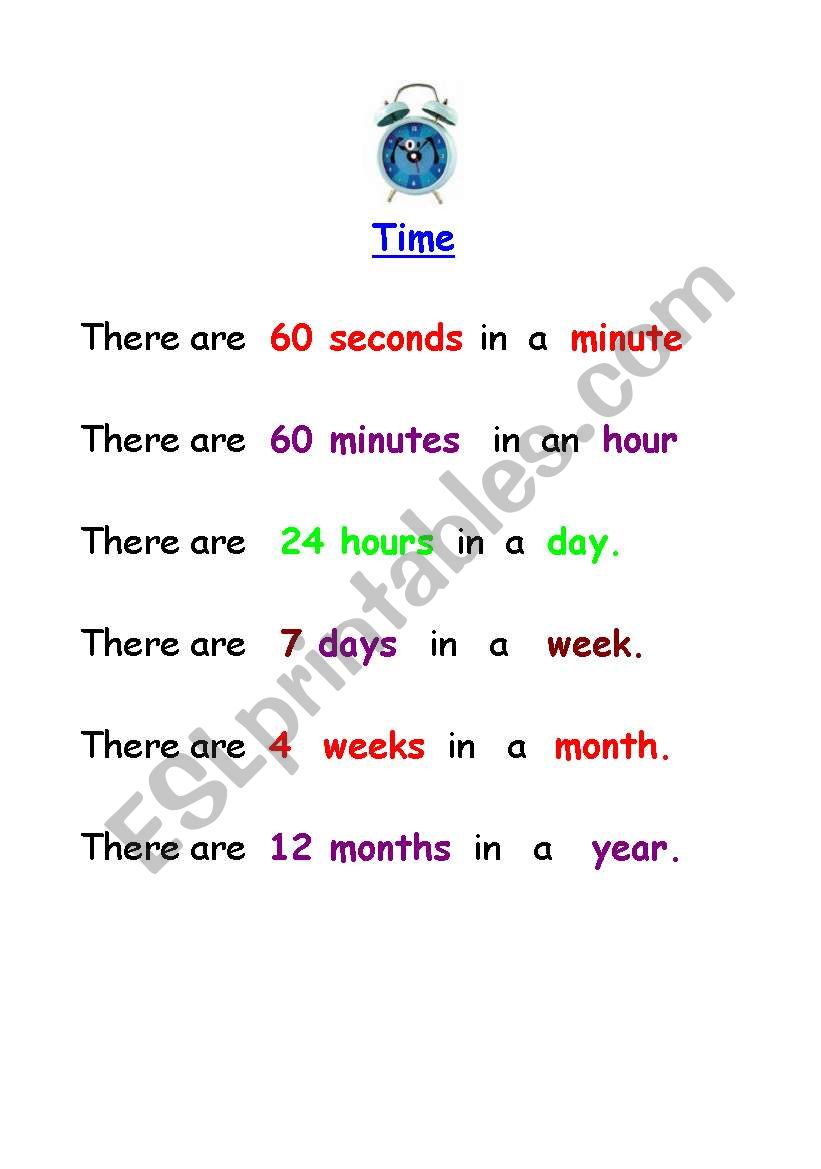 Time worksheet