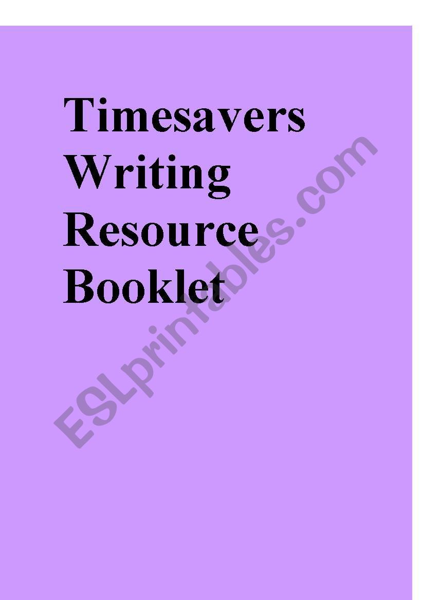 Timesavers writing resource booklet a