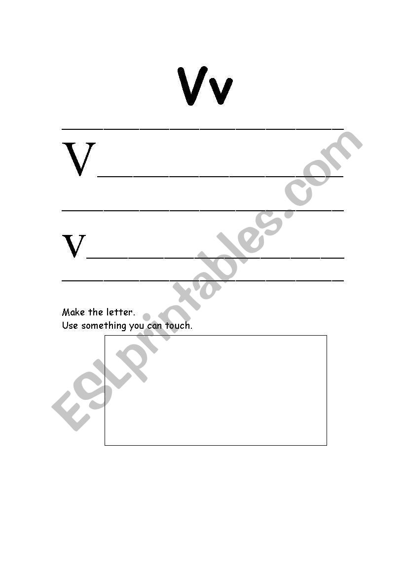 Teaching Alpabet worksheet