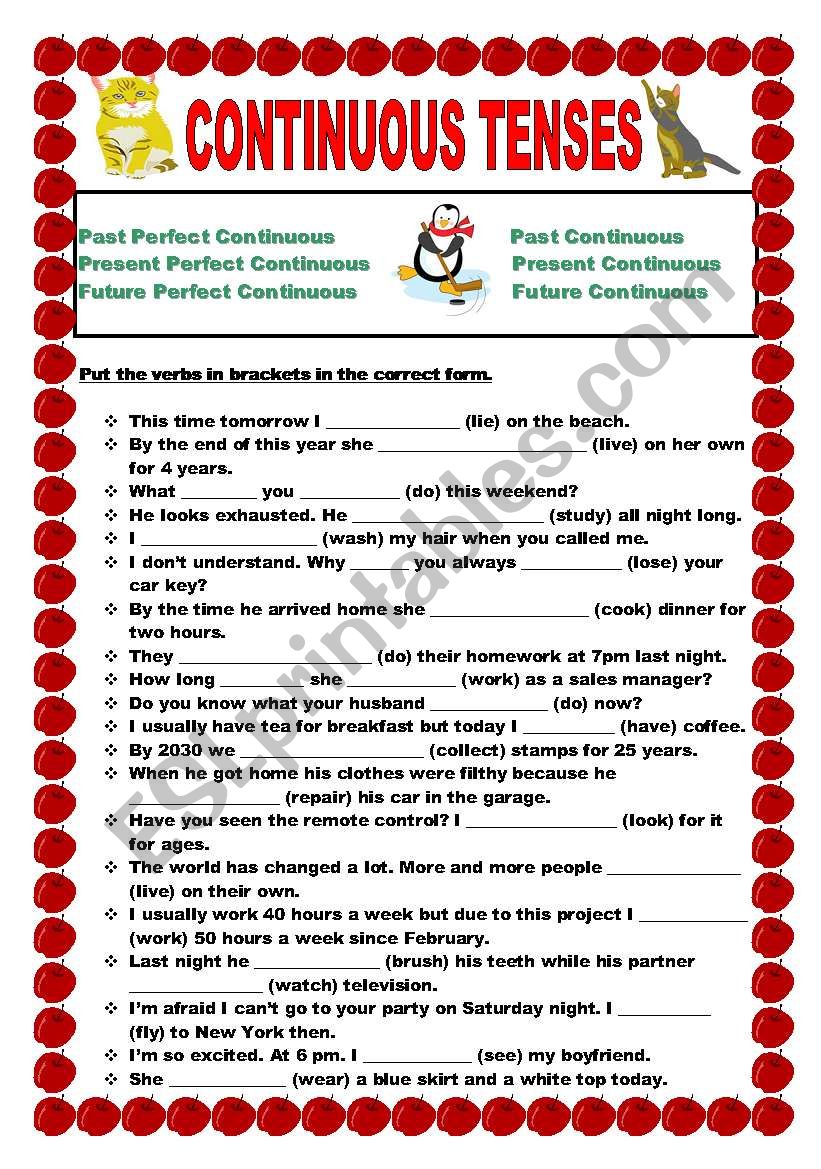 continuous-tenses-esl-worksheet-by-ildibildi