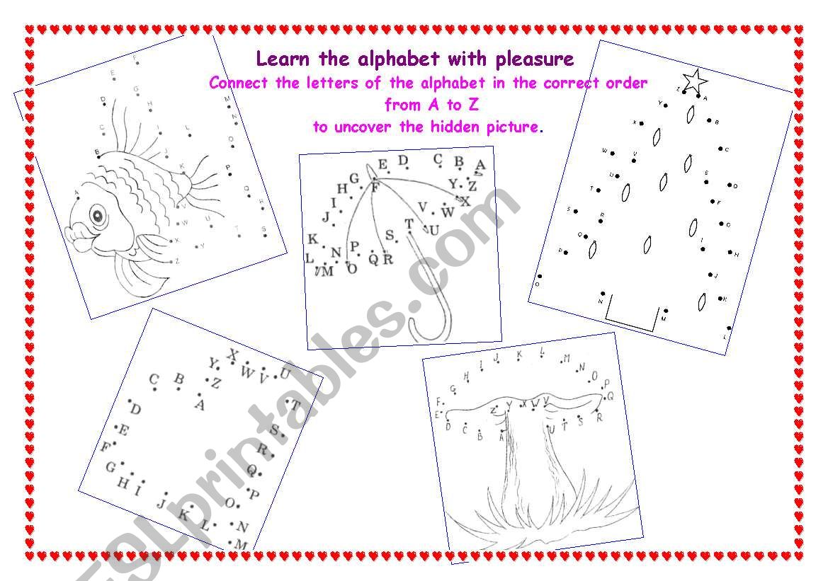 Alphabet (Part I) worksheet