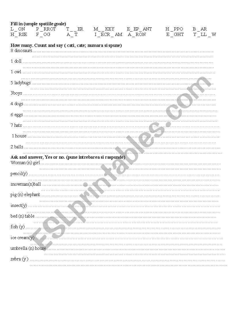is it and how many worksheet