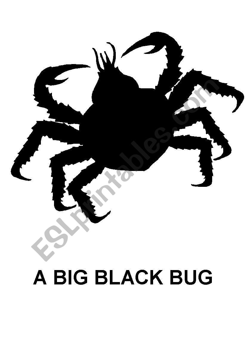 Tongue twister - big black bug