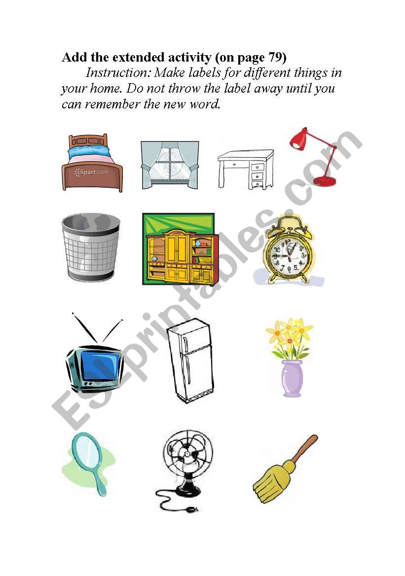 vocabulary worksheet