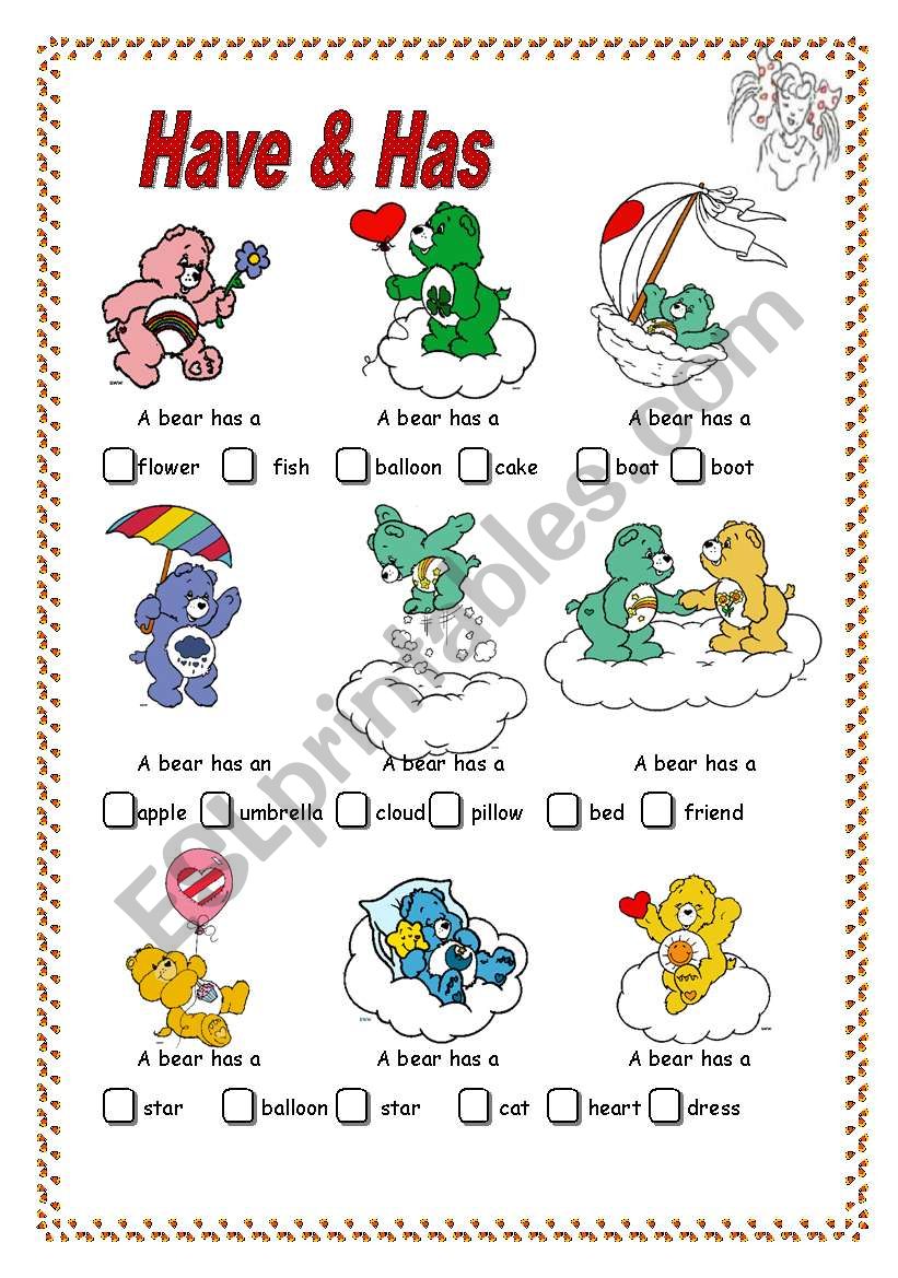 English for Kids part 2 worksheet