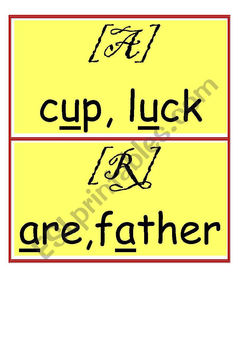 phonetical flash cards worksheet