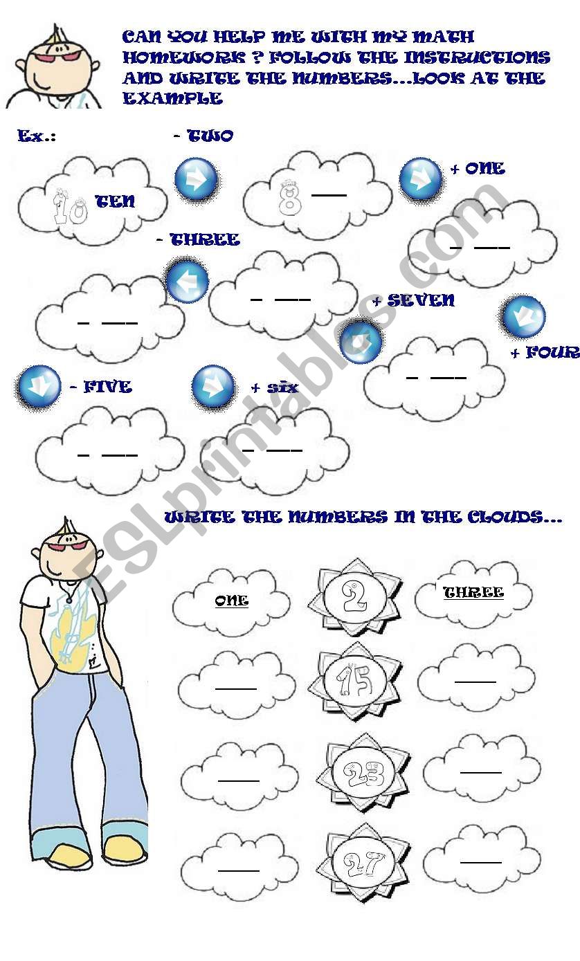 NUMBERS REVISION worksheet