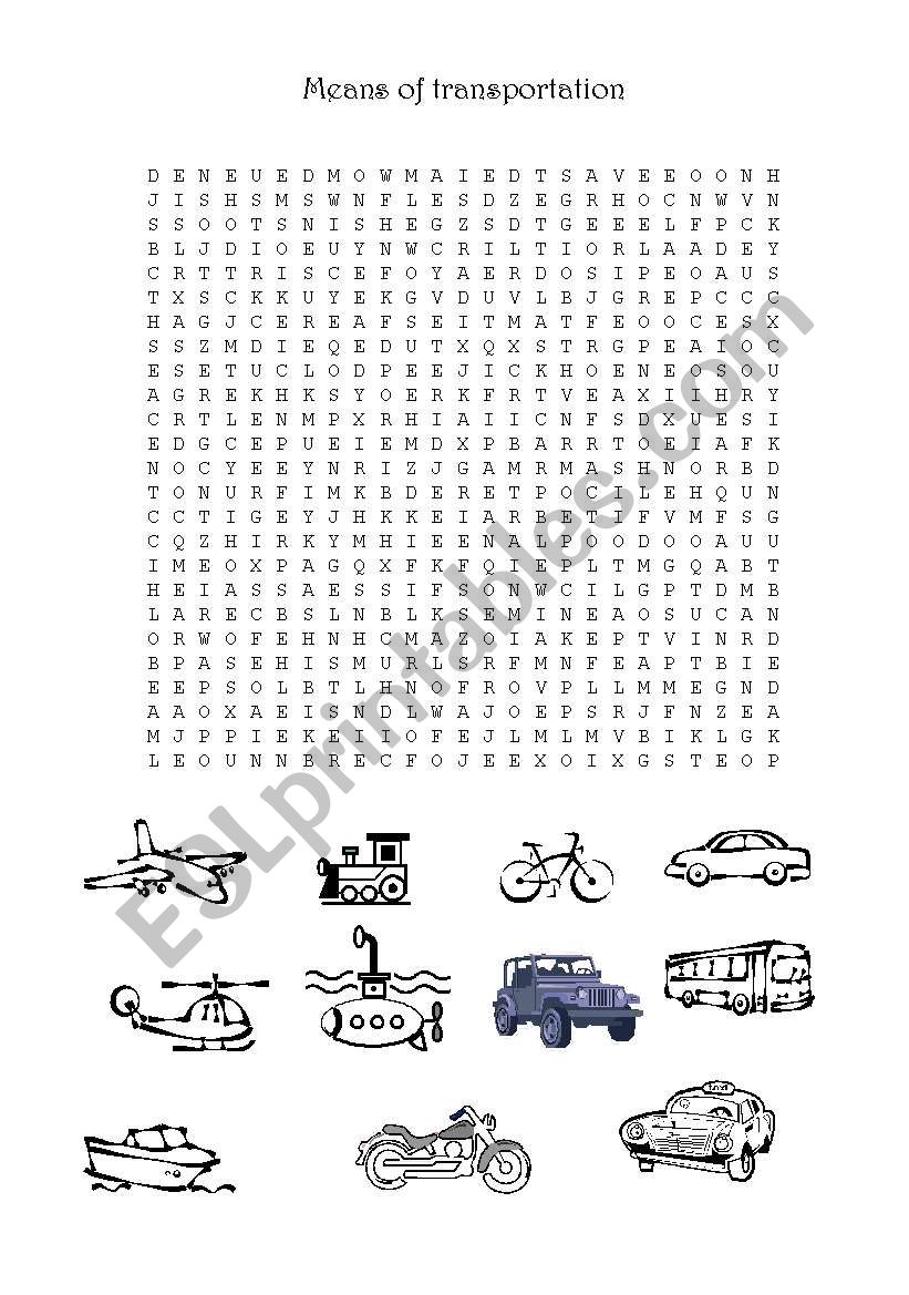 Transport worksheet