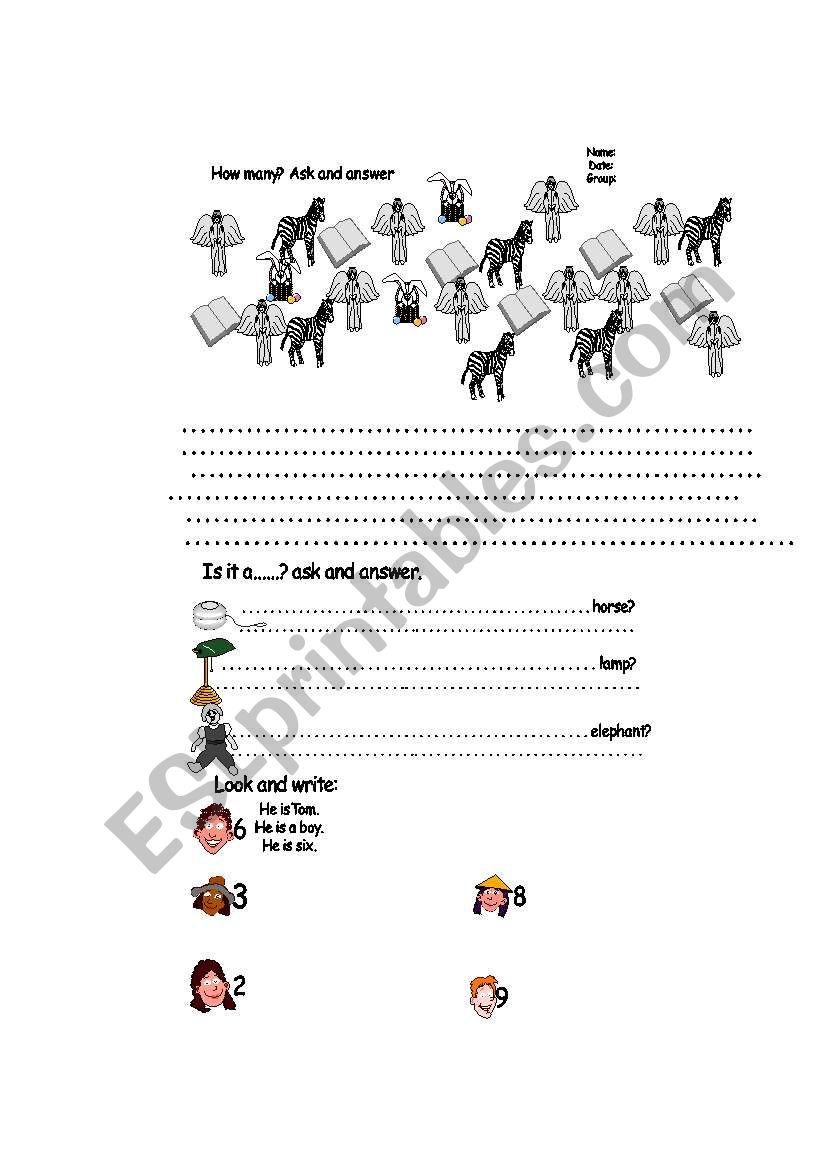 revision third form worksheet