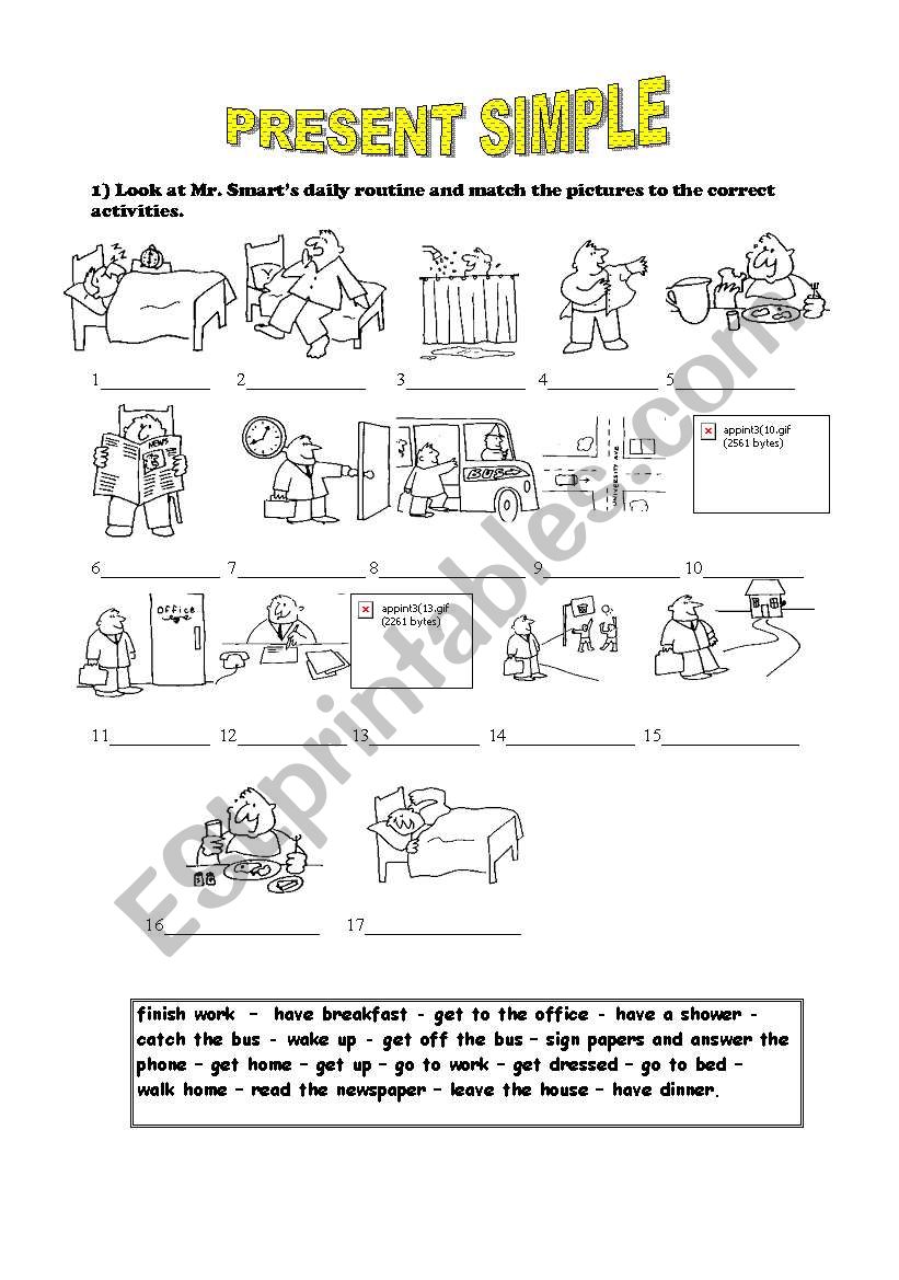 Simple Present - Daily Routines.