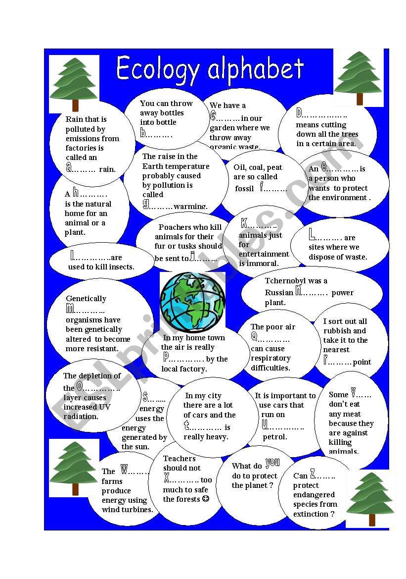 Ecology vocabulary