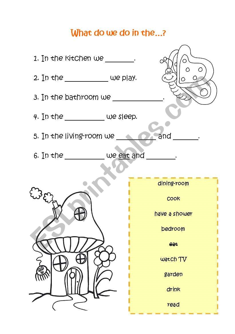 What do we do...? worksheet