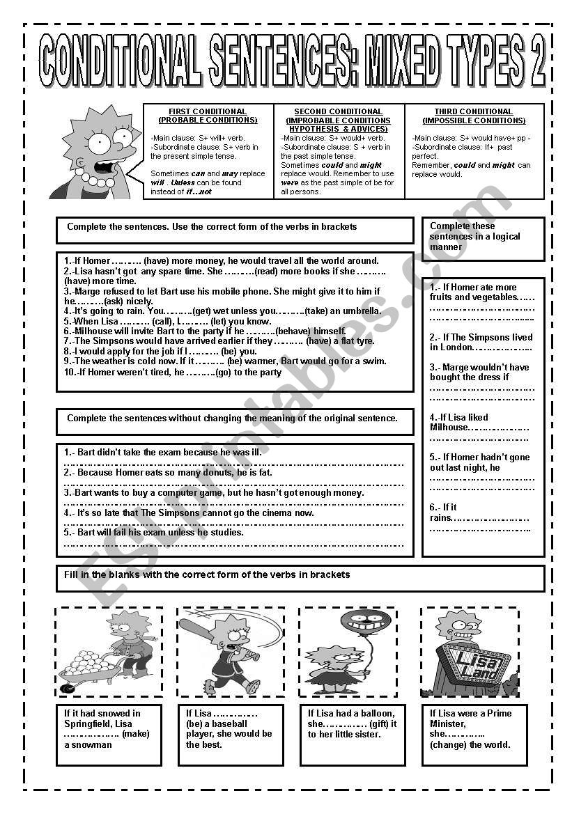 CONDITIONAL SENTENCES: THEORY, PRACTISE AND KEY