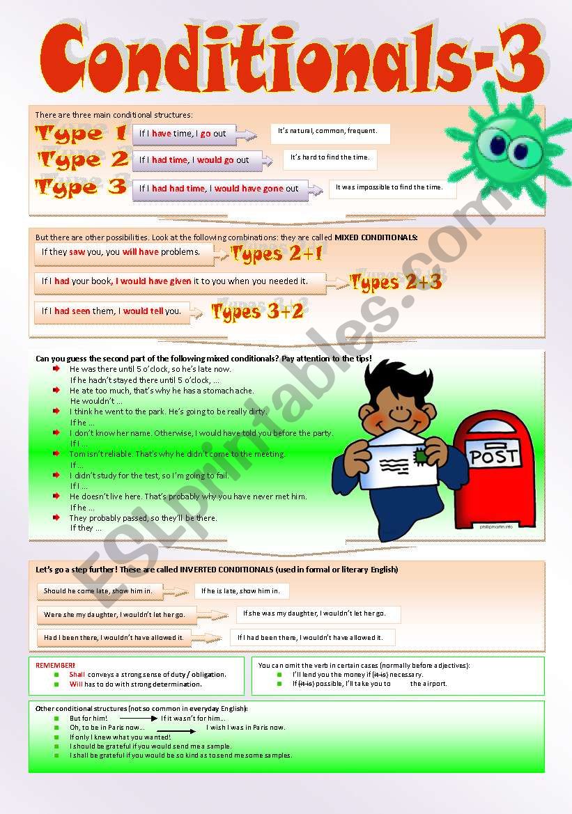 CONDITIONALS (Part III) worksheet