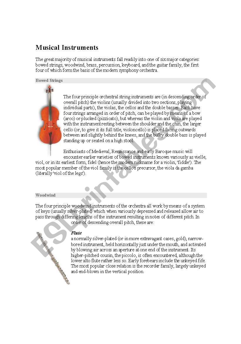 Music Note worksheet