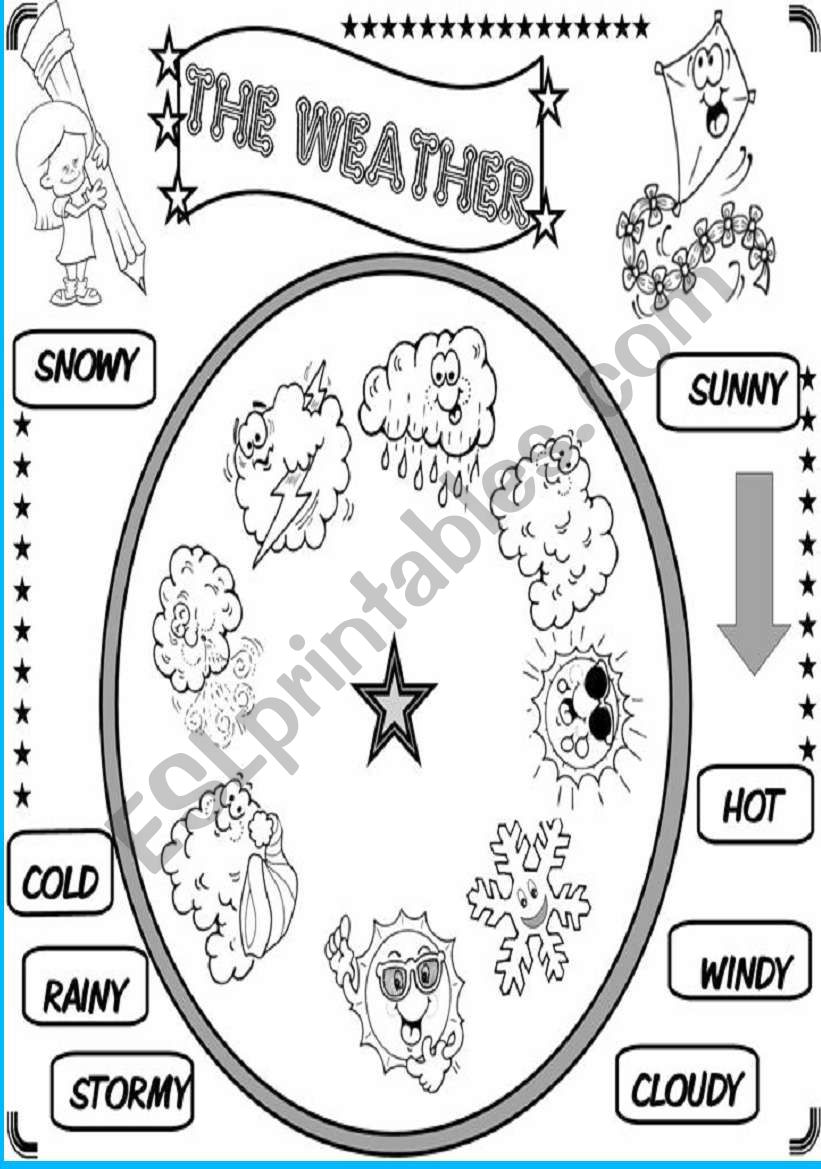 weather wheel worksheet