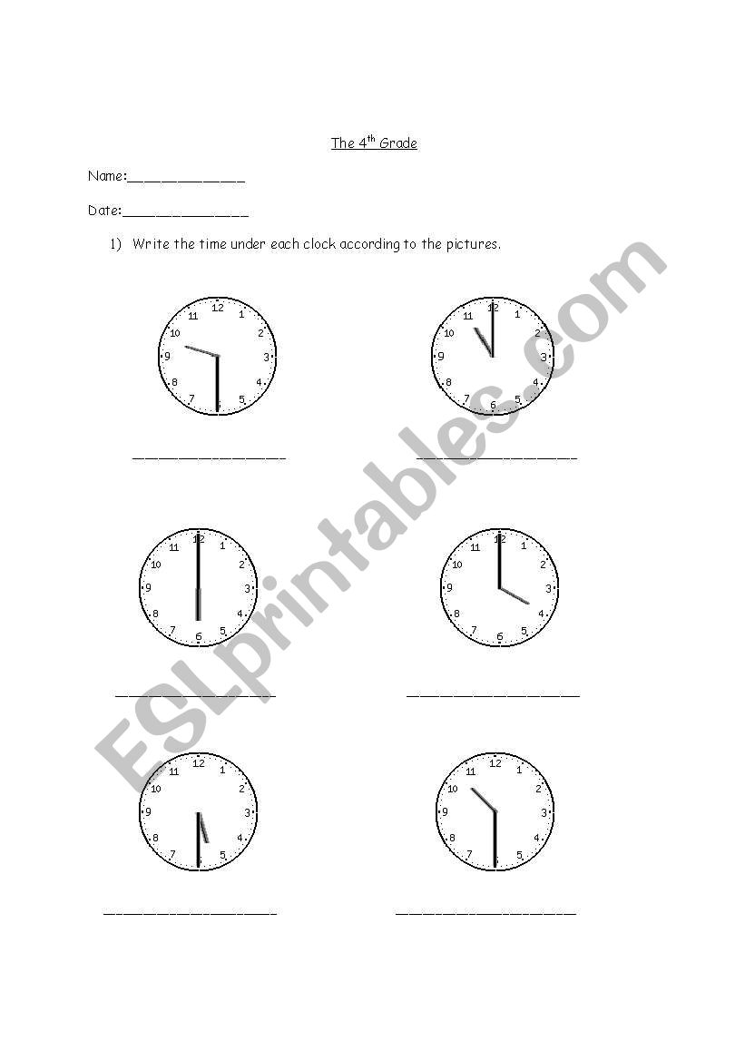 hours worksheet