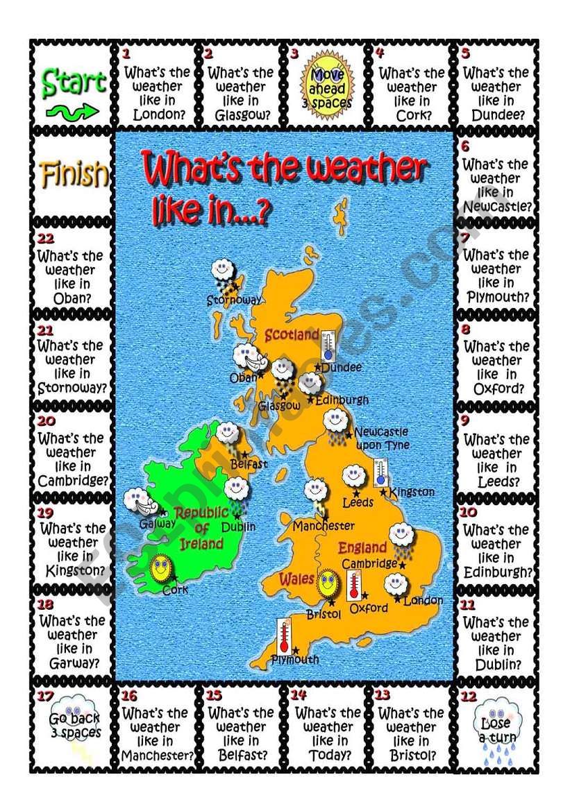 WhatÂ´s the weather like in...?