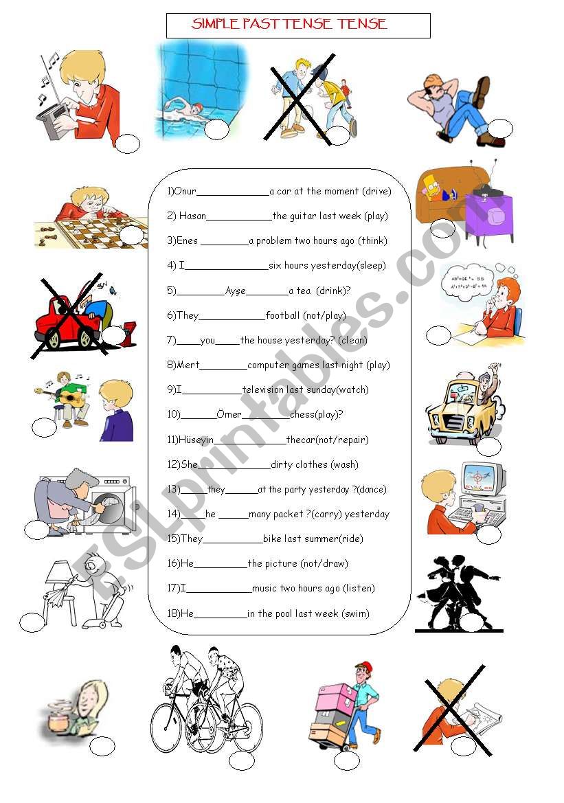 past tense worksheet