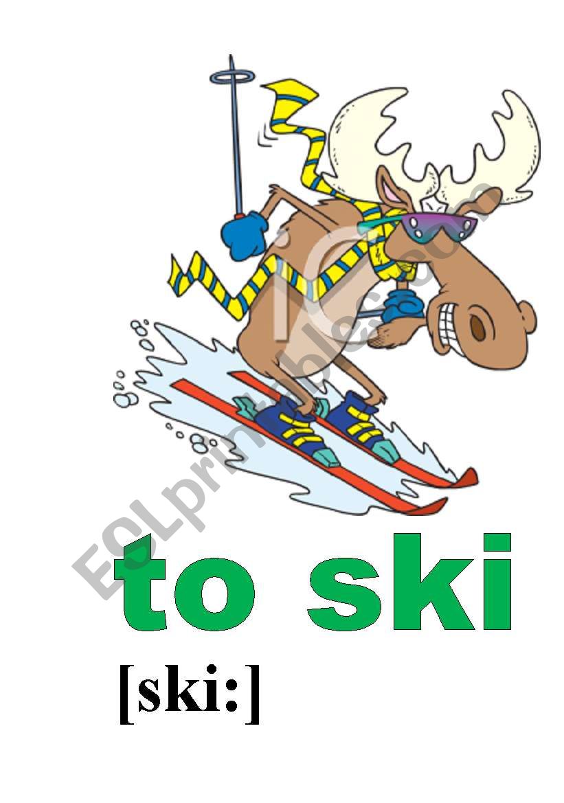 to ski worksheet