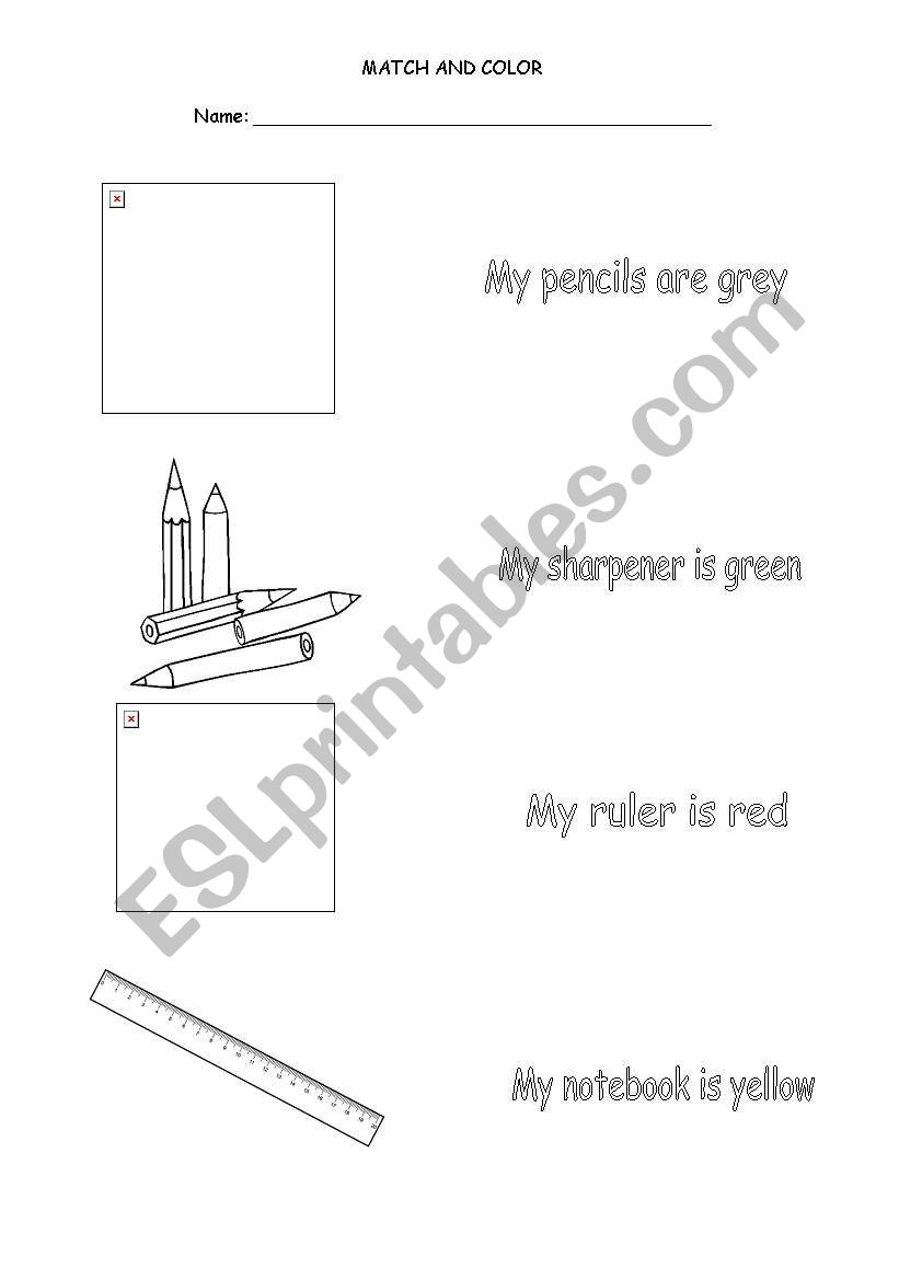 school worksheet