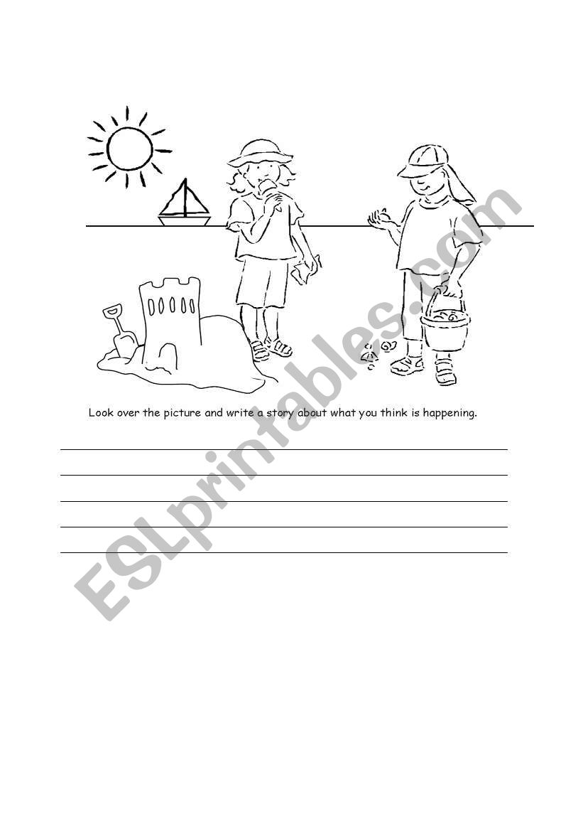 Story writing worksheet