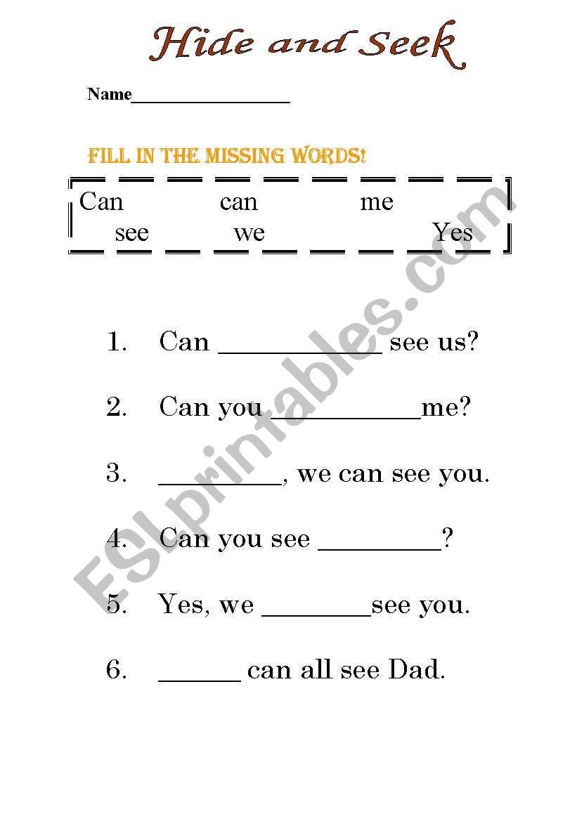 Can worksheet