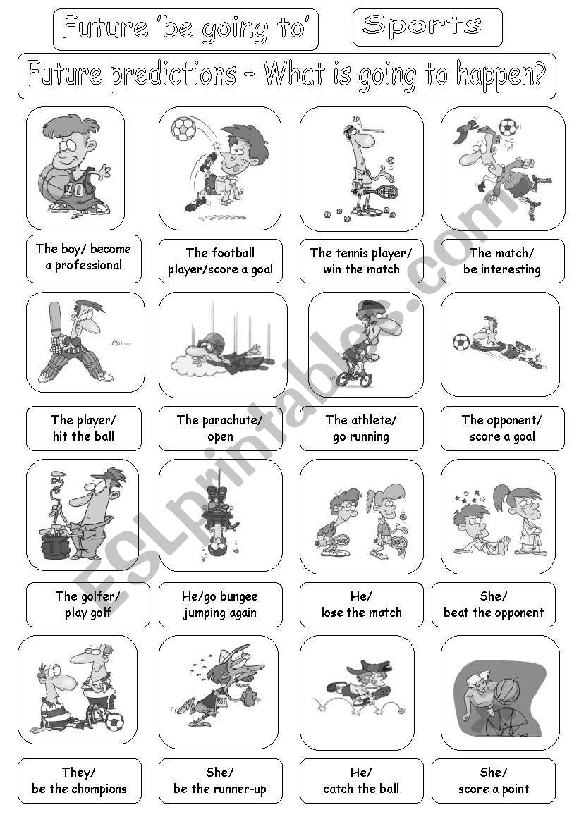 Future Â´be going toÂ´ - predictions in sports