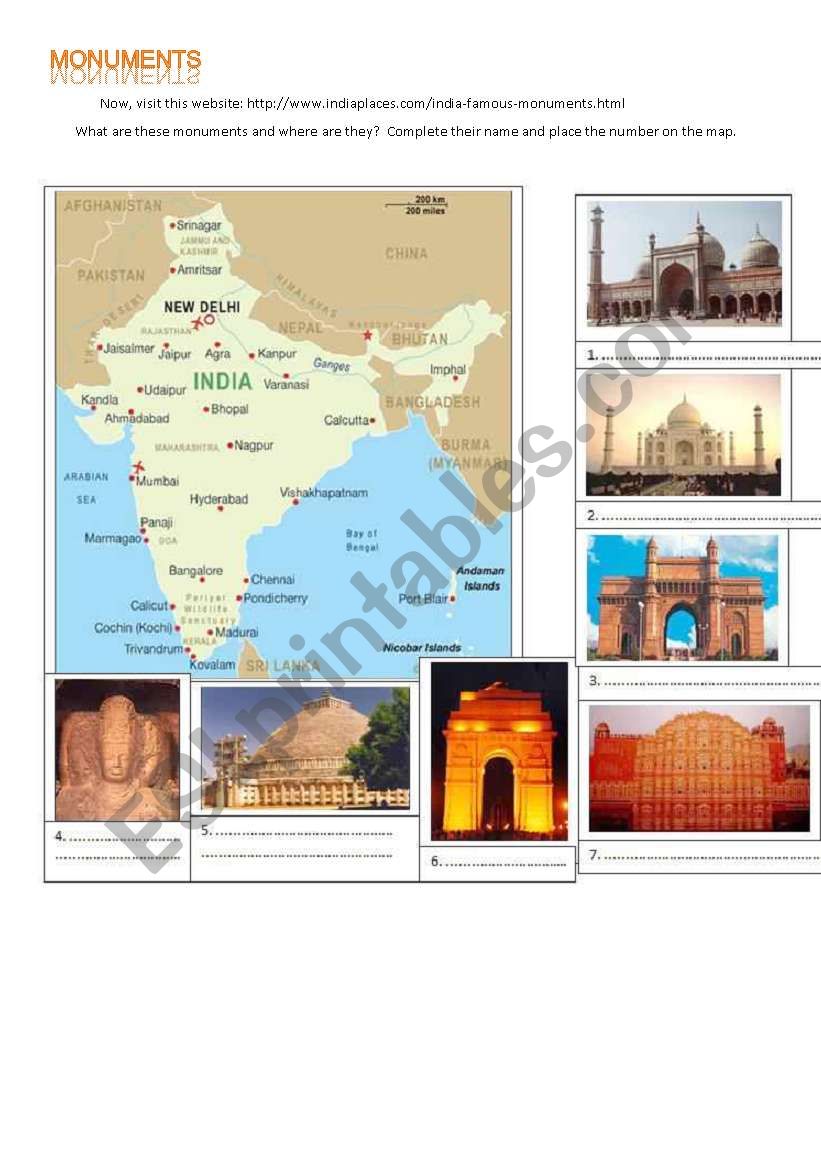 India Webquest part 3 worksheet