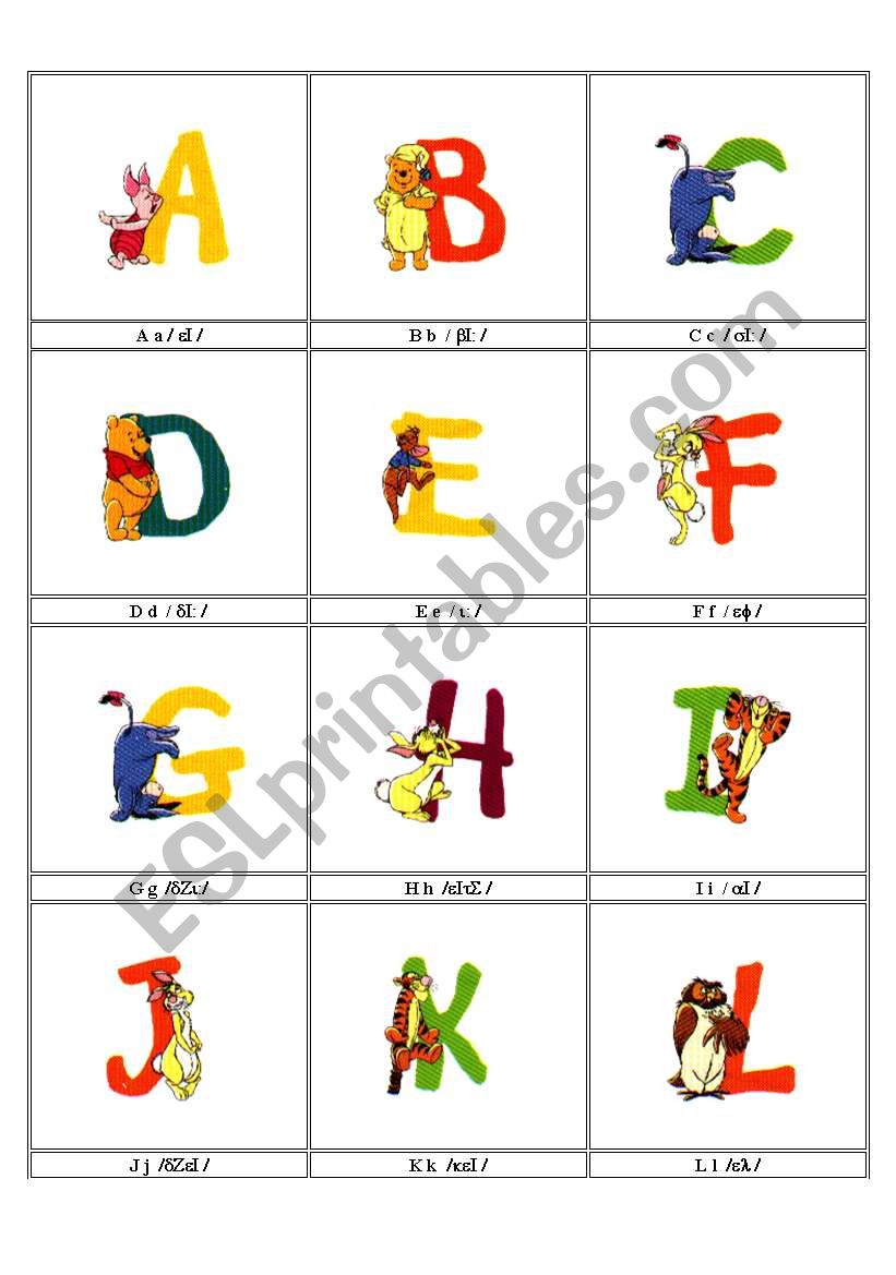 Alphabet worksheet