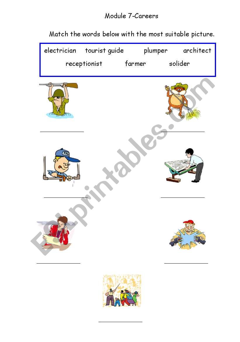 Careers worksheet