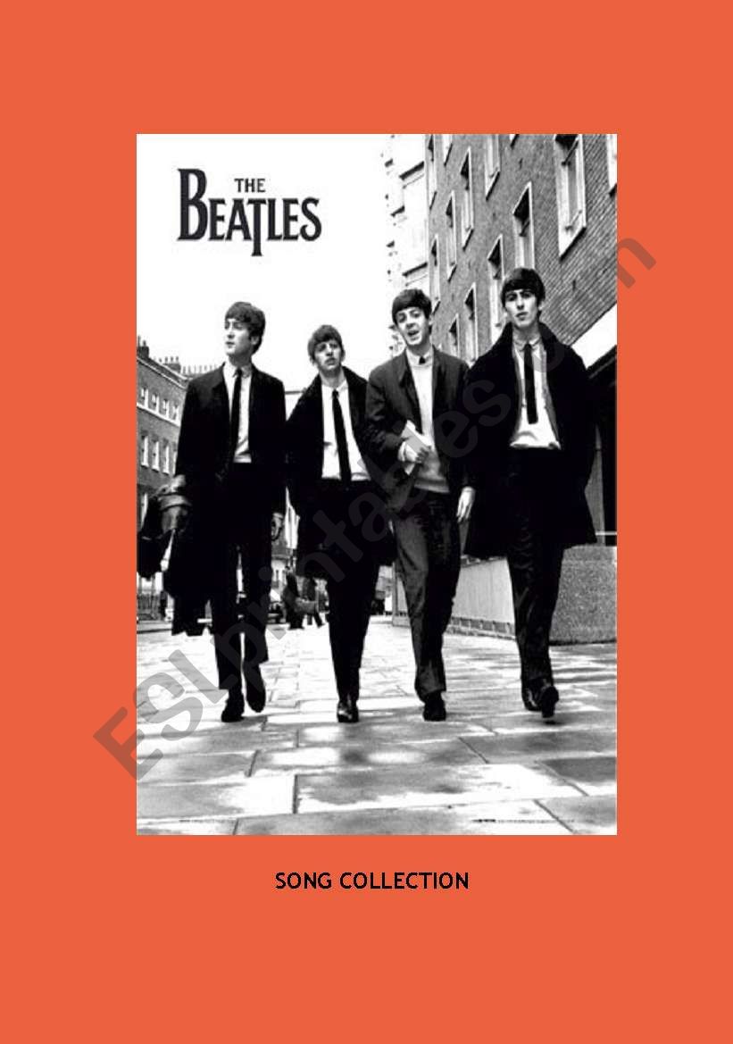 The Beatles- Song Collection worksheet