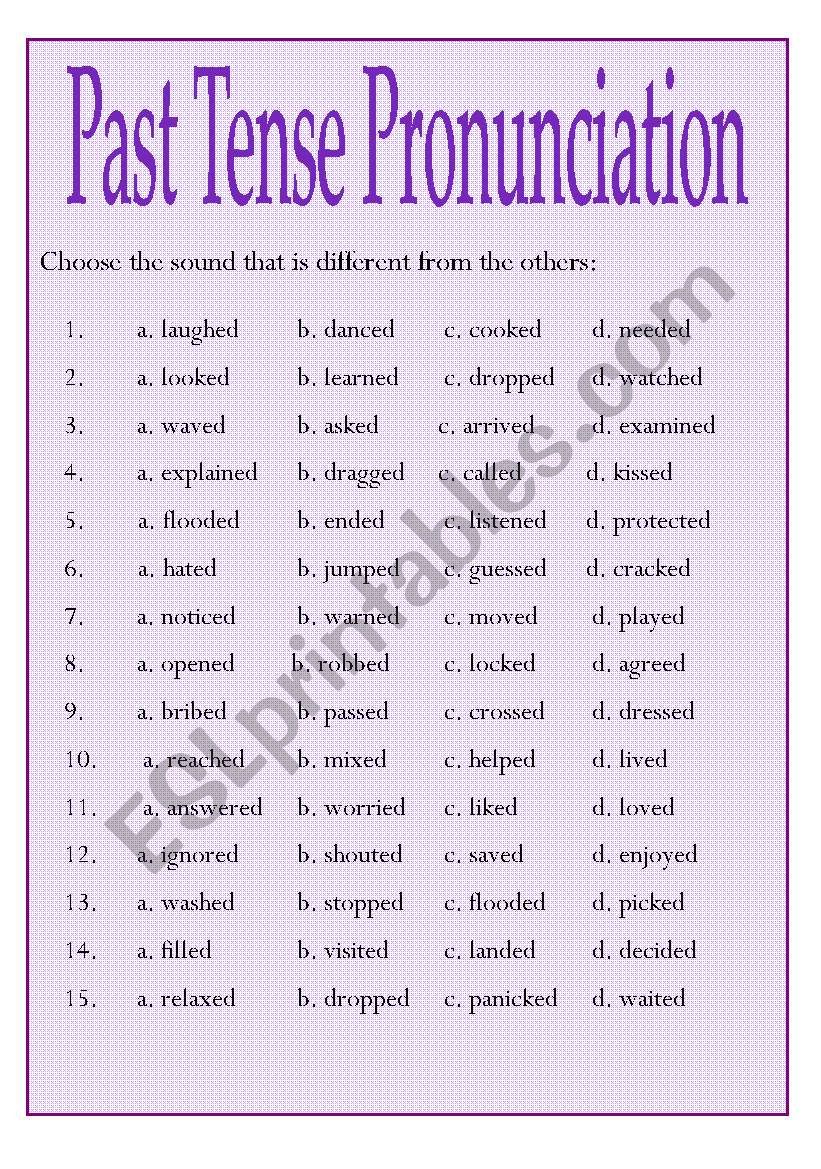past-tense-pronunciation-practice-esl-worksheet-by-kaspetz