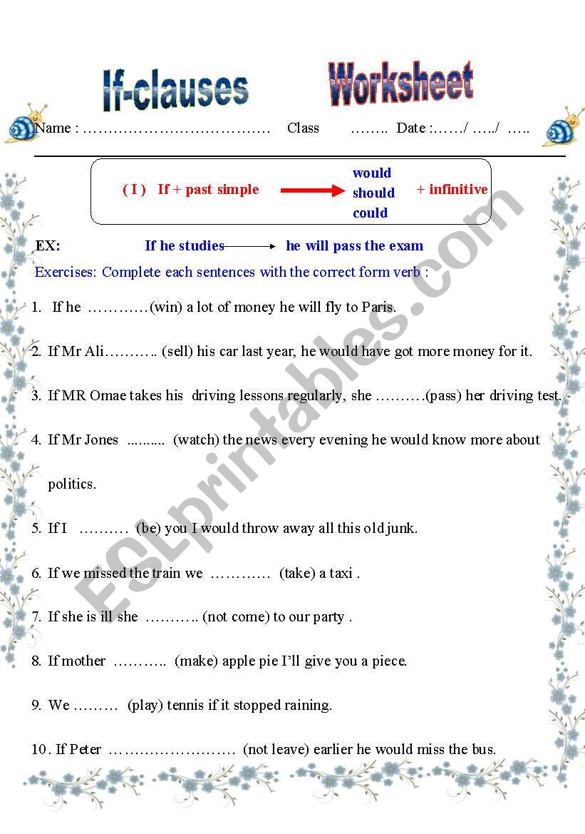 It - statement   worksheet