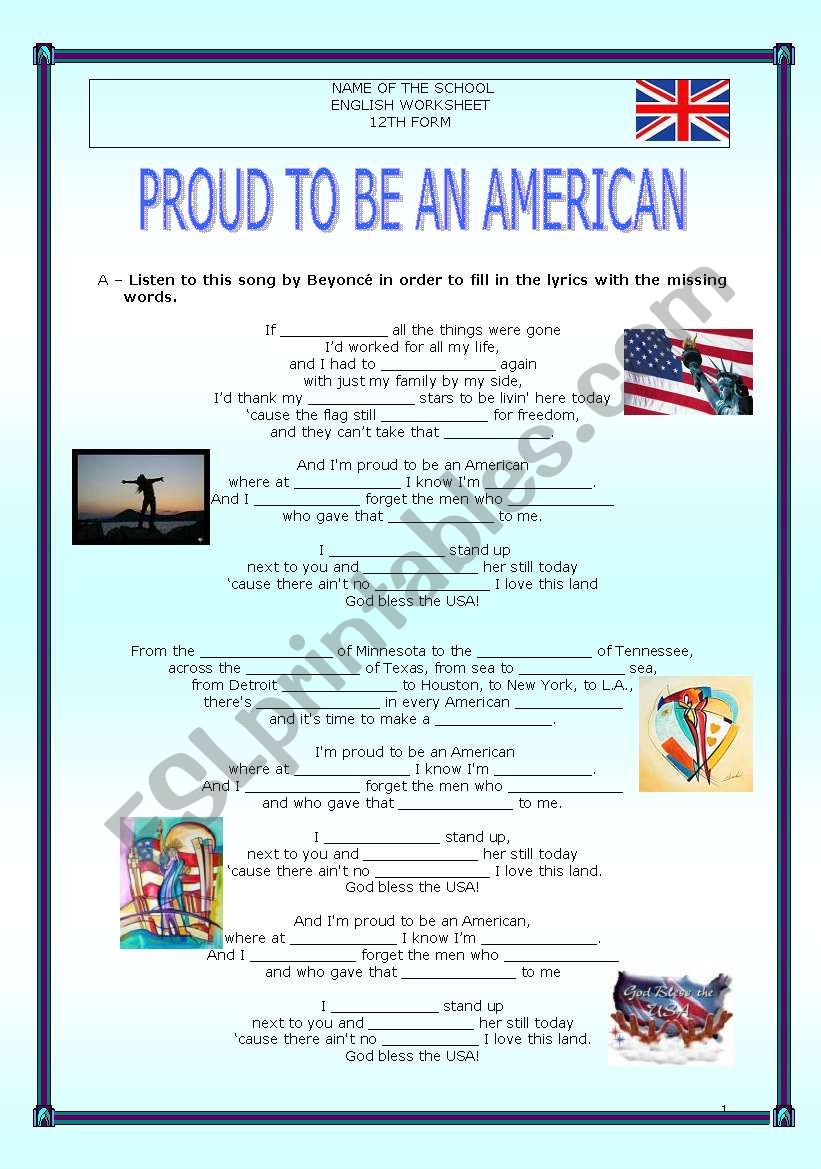  Proud to be an American - Beyonc