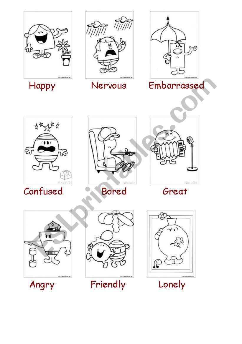 Describing people worksheet