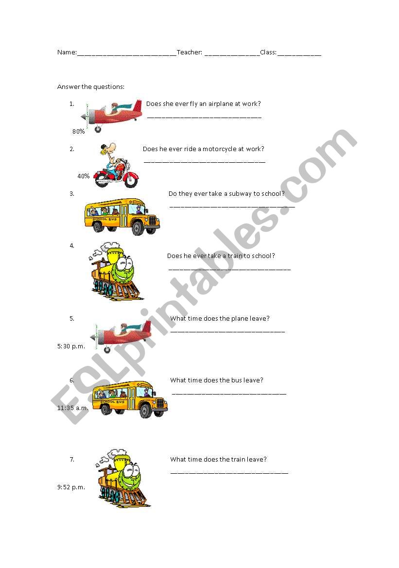 adverbs of frequency worksheet