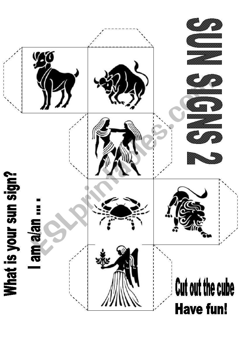 SUN SIGNS 2 worksheet