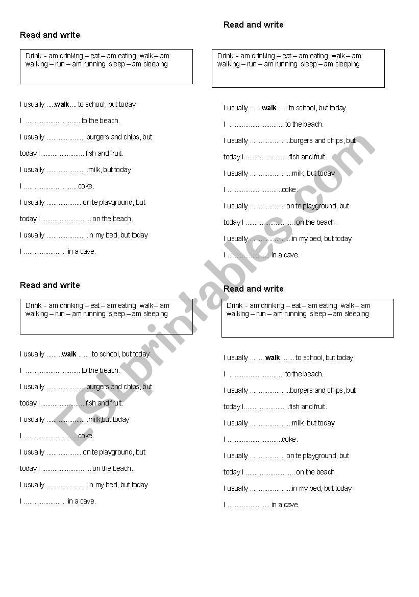 read and write worksheet