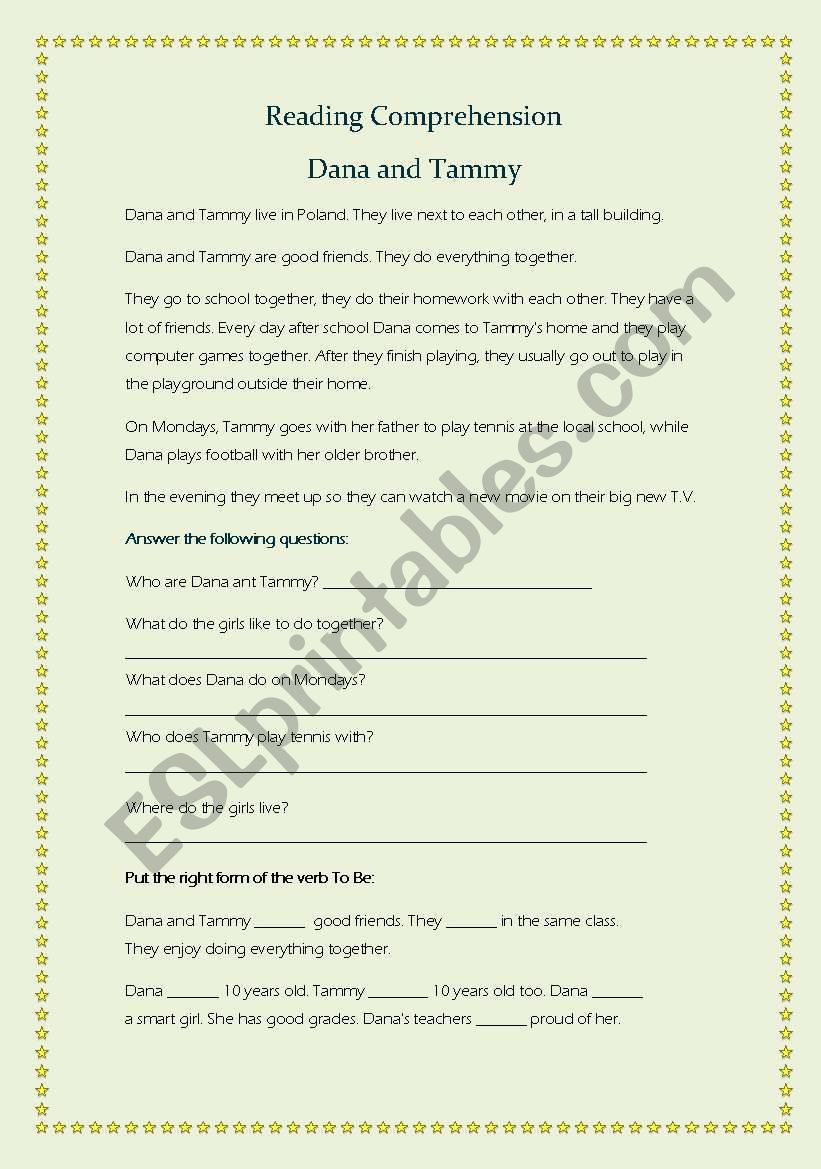 Dana and Tammy worksheet