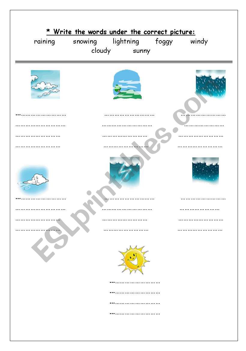 vocabulary worksheet