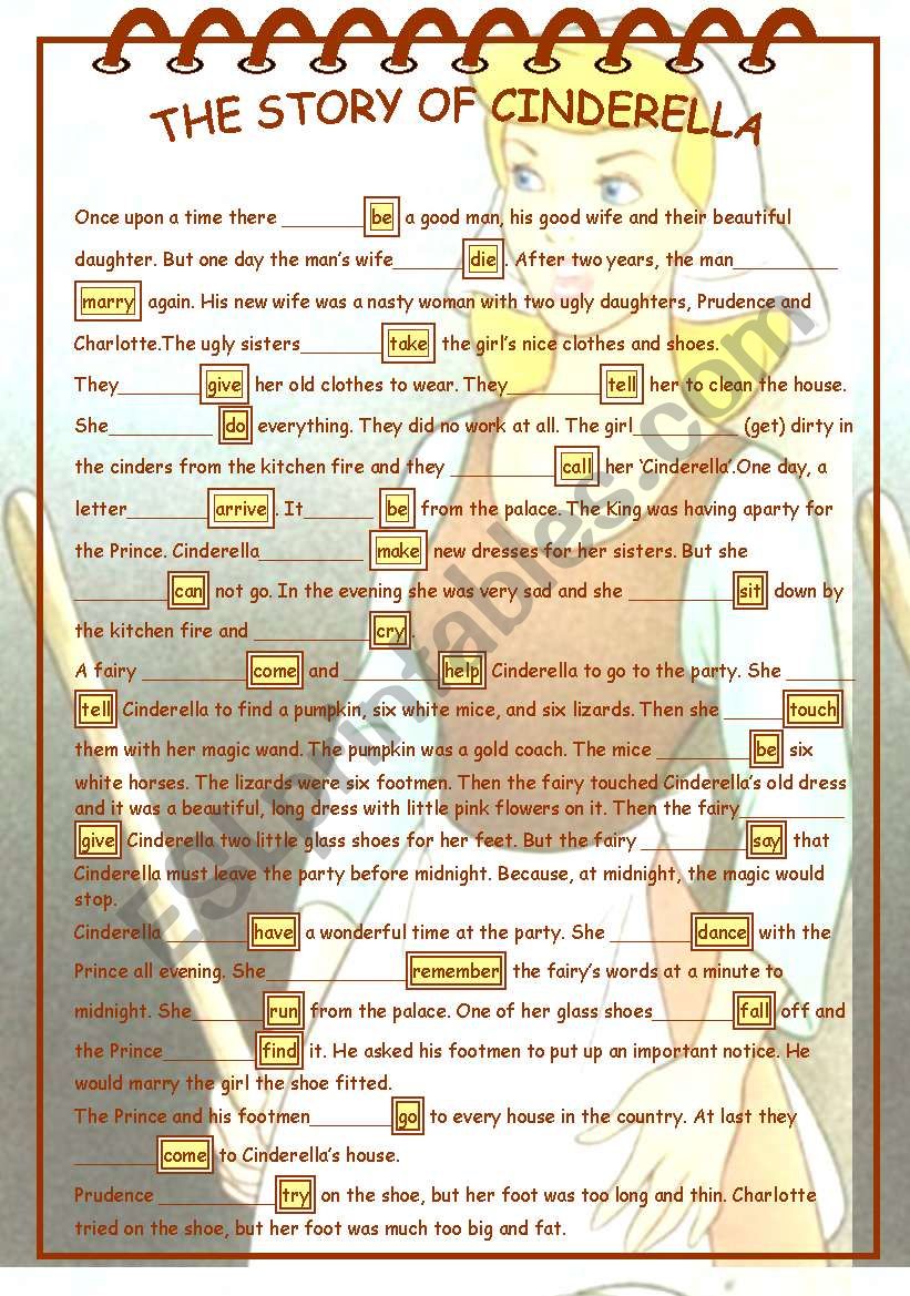 CINDERELLA worksheet