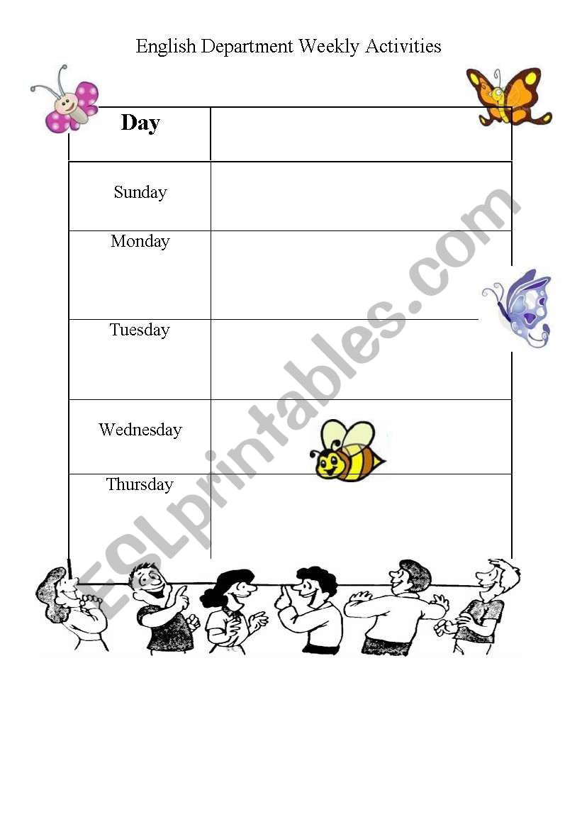 Template worksheet