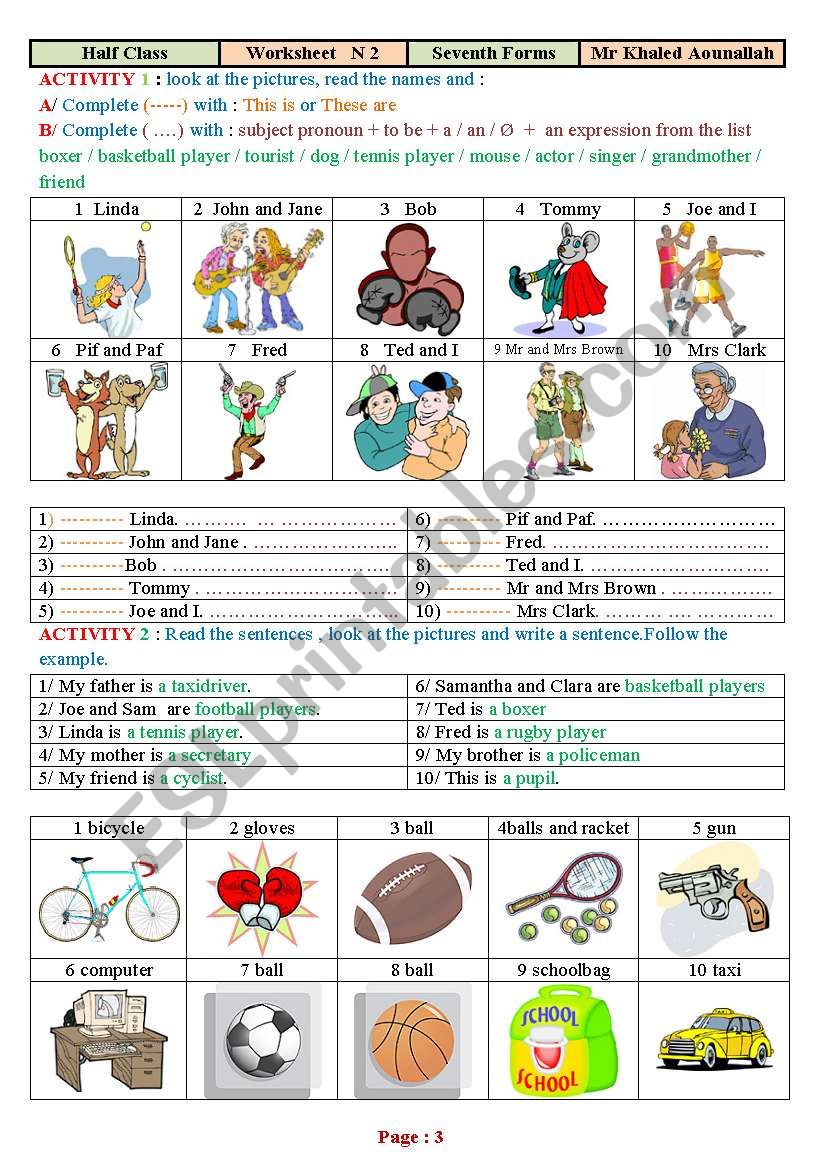  My first steps (2) worksheet